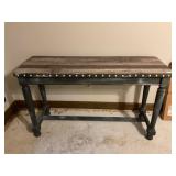 Wood library / sofa table