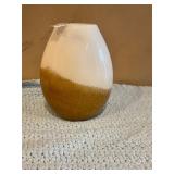 Vintage Royal Haegar gold tweed pottery vase