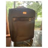 Blue Lucas rolling suitcase