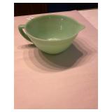 Jadite Fireking mixing bowl