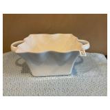 10 strawberry Street serving platter with handles