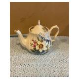 Romania painted tea kettle with lid