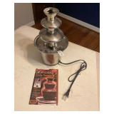 Chocolate fondue fountain