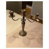 Silver 3 candle holder