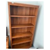 5 tier wooden bookshelf