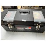 Black toolbox ï¿½ tools and accessories included