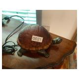 Lead Glass turtle lamp