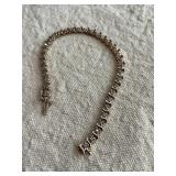 Appears to be diamond tennis bracelet