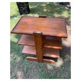 3 tier wooden table