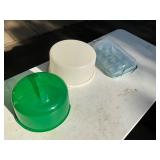 3- dessert platters / carriers