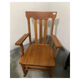 Vintage wooden rocker