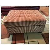 Padded storage ottoman