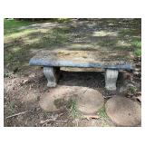 Concrete bench