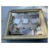 Shadowbox bathtub and mirrors