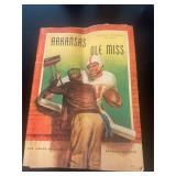 Arkansas vs Ole Miss October 25, 1958 program