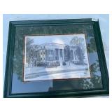 Framed numbered Lonoke County courthouse
