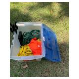 Tote- rope, extension, cord, clamps