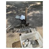 Tote- miscellaneous stainless stuff