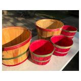5- strawberry baskets
