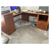 L- shaped computer desk - only