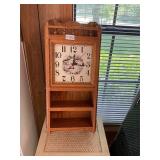 Wood framed barn design clock