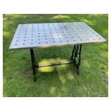 Treadle Bass/stainless top table