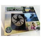 Portable Battery or AC indoor/outdoor fan