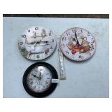3 battery operated clocks