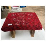 Go hogs, go foot stool