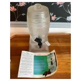 Heinz vinegar display barrel- glass