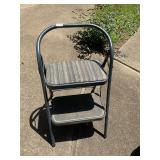 Gray 2 step stool