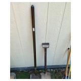 2- yard tool shovels - reg and short