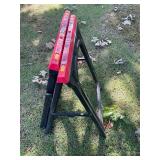2- plastic folding sawhorses