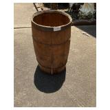 Vintage wooden nail keg