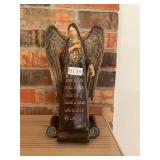 Born this day city of David ï¿½ Angel statue