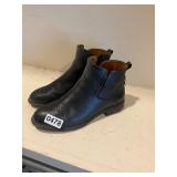 Franco Sarto Black leather half boots 8