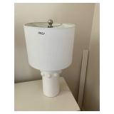 White table lamp / shade