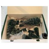 Dept 56- assorted Christmas trees