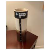 Brown/ white vase