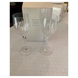 2- Mikasa Artic Light Crystal Goblets