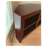 Wooden corner tv cabinet