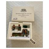 Dept 56- Heritage Village - bringing home Yule log
