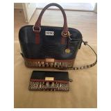 Brahmin purse with matching wallet