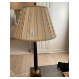 Brown table lamp with shade