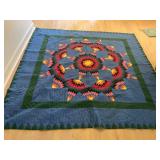 Hand Sewn quilt 82 x 82