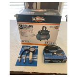 New- McGraw 3 gallon air, compressor, gauges, hose