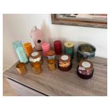 Assorted candle lot