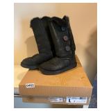 UGG black size 7 boots with buttons