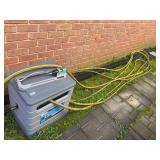 Hose reel, sprinkler and water hose