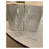 2- Mikasa tall  Crystal Goblets